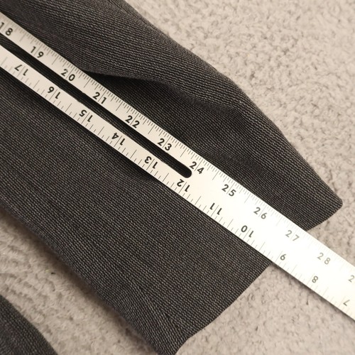 Paolo Solari Jacket XL XLT Gray Black 100% Wool Worsted Twill Blazer 48L - Picture 15 of 15