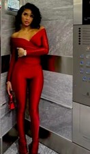 Women  s Two Piece Off Shoulder Pants Set