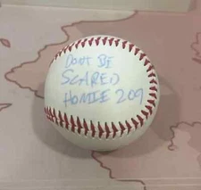 Nick Diaz Signed Baseball MMA HOF “Don’t Be Scared Homie” Inscribed PSA COA
