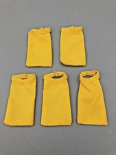 5 21ST CENTURY TOYS YELLOW ASCOTT NECKERCHIEFS FOR 1/6TH SCALE OR 12" FIGURES 