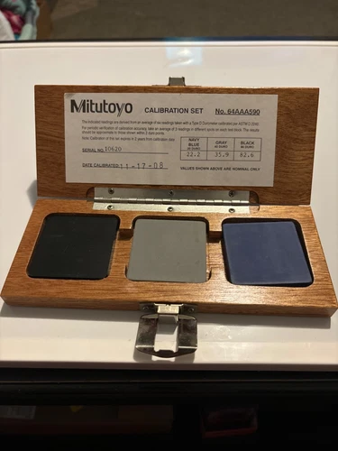 Mitutoyo Durometer calibration set No. 64AAA590
