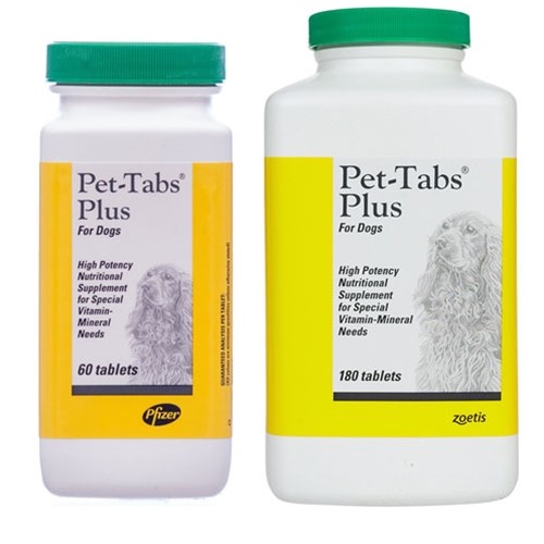 Pet Tabs Plus High Potency Supplement For Dogs Vitamins & Minerals 60/180ct eBay