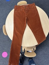 Universal Thread Corduroy Pants Women Size 2 Mid Rise Straight Skinny Button Fly