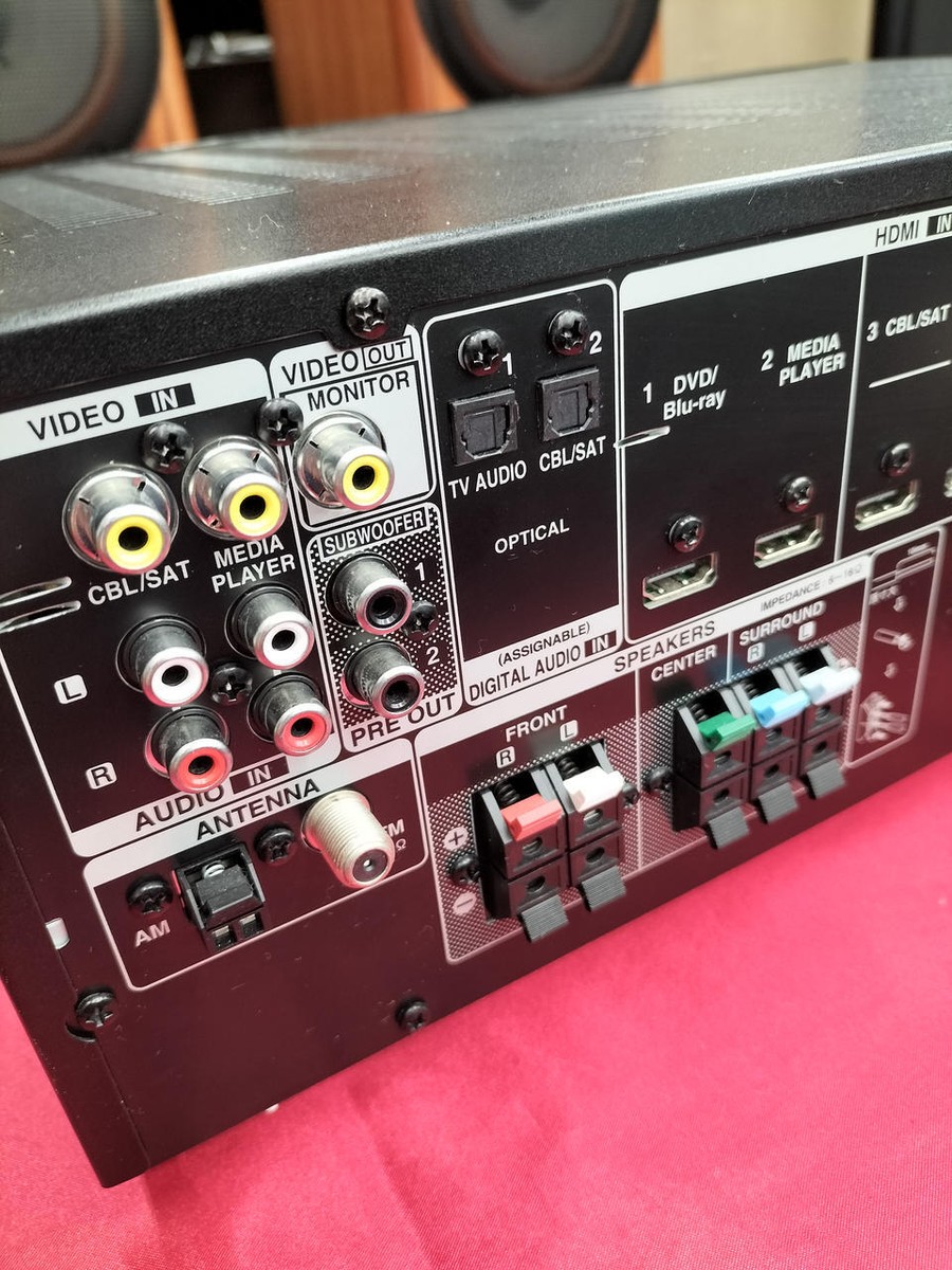Quân Đỗ DENON AVR-X550BTジャンク扱い　リモコン付き Denon AVR-X550BT 5.2ch AV Receiver Bluetooth Good Condition from