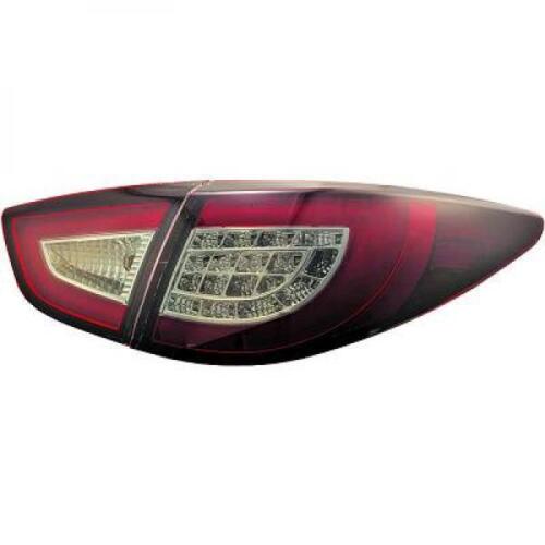 Back Rear Tail Lights Pair Set LED Clear Red Black For Hyundai IX 35 10-13 - Picture 1 of 3