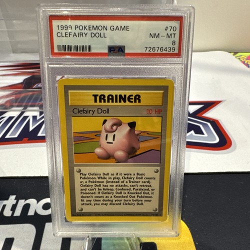 Clefairy Doll graded PSA 8 for sale on eBay
