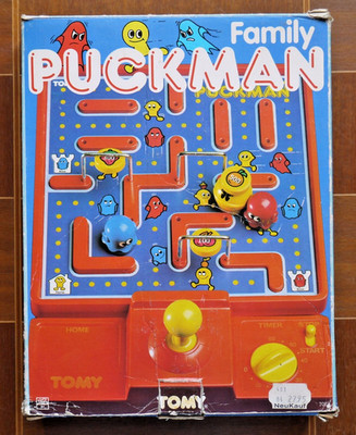 Family Puckman Pac-Man Vintage 80er TOMY 80's vollständig funktionsfähig TOP