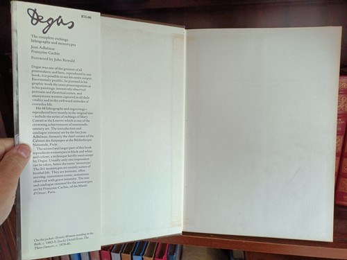 Degas: The Complete Etchings, Lithographs and Monotypes by Jean Adhemar 1975 - Picture 5 of 13