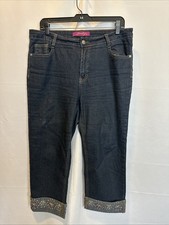 Jeanbay Denim Capri Womens Blue Sz-10 568