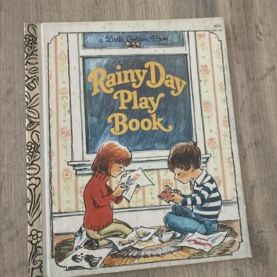A Little Golden Book Rainy Day Play Book  VINTAGE 1981