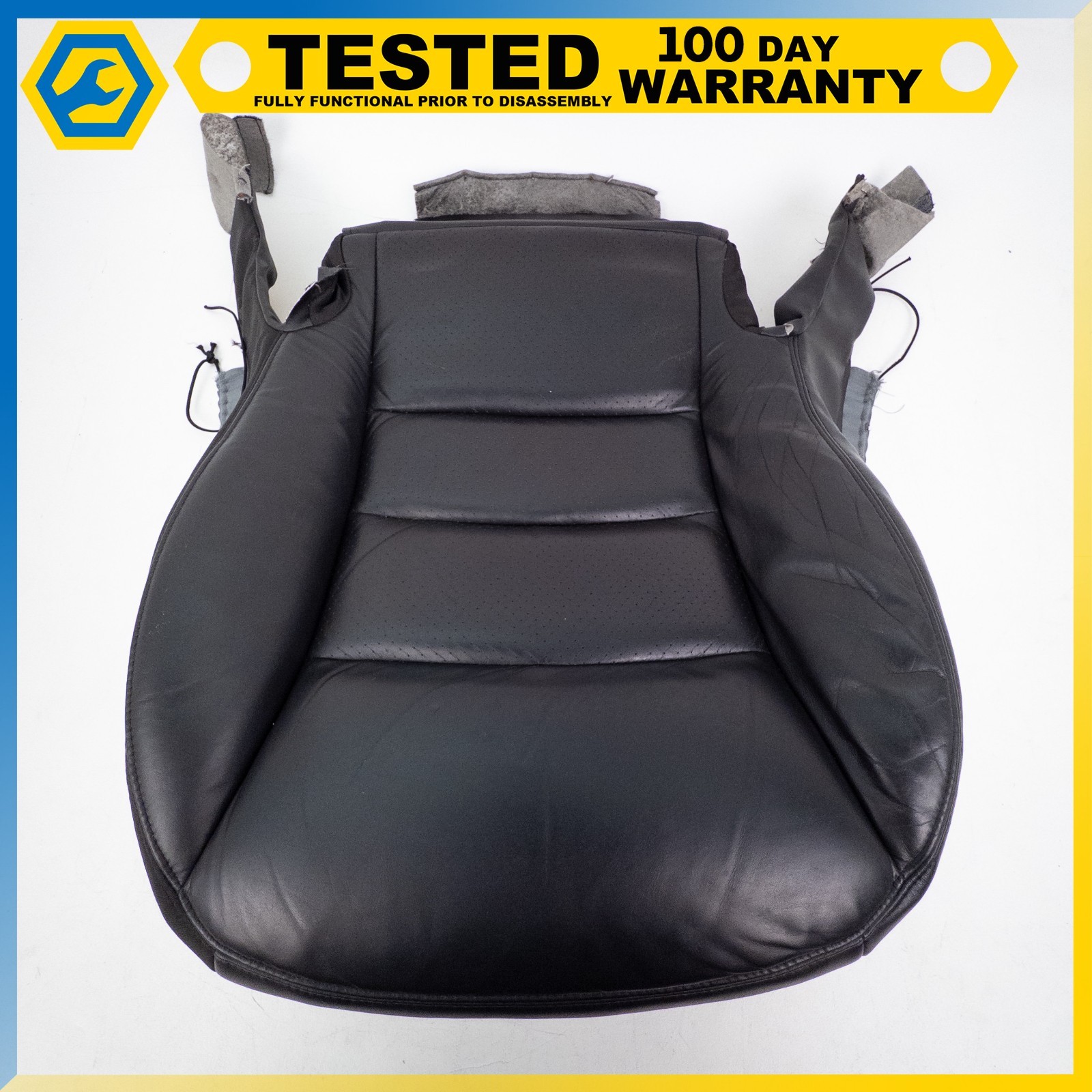 05-13 CHEVROLET CORVETTE C6 FRONT LEFT DRIVER BOTTOM LOWER SEAT OEM