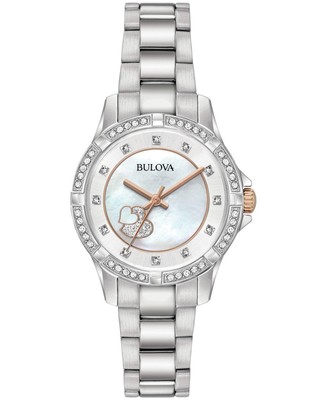 Bulova Women's Crystal 30mm Quartz Watch 98L232
