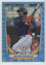 2014 Bowman Draft Blue Wave Refractor Delino DeShields Jr #CTP-73 0w6