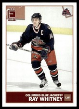2003-04 Pacific Exhibit Blue Backs Ray Whitney 023/275 Columbus Blue Jackets #45