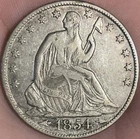 1854-O Seated Liberty Half Dollar VF