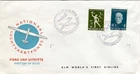 First day cover, Netherlands, Scott #B269-70, Aviation Foundation, 1954