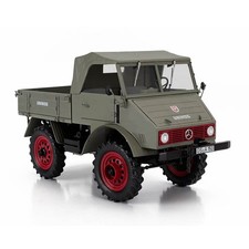 1953 MERCEDES BENZ UNIMOG 401 TRUCK LIGHT BROWN 1:18 SCALE BY SCHUCO 450061500