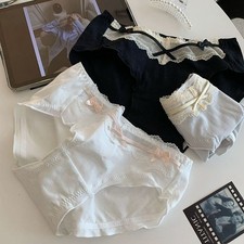 Pure lace style cotton women's underwear
