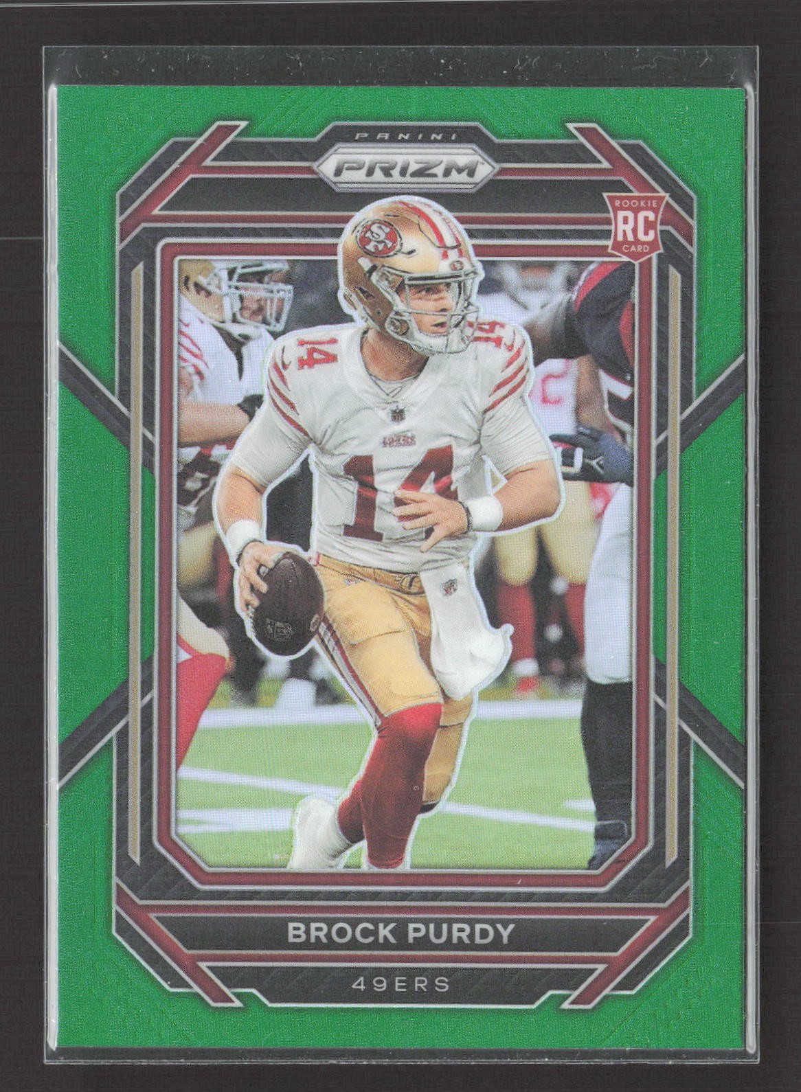 2022 Panini Prizm Brock Purdy Rc Green Prizm #353
