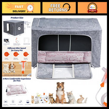 Puppy  Kitten Incubator with Nebulization Kit, Oxygen Box  Pet Blanket 100L