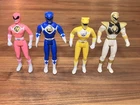 Saban Mighty Morphin Power Rangers Set/4 Vintage McDonald’s Toys 1995