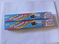 1992 Topps Micro Baseball Card Sets Set Of 2 Factory Sealed 