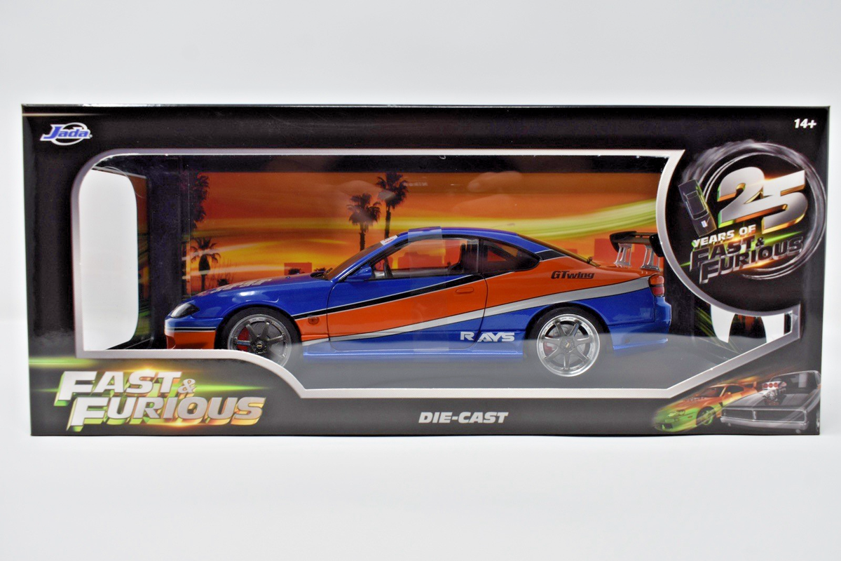 Jada Fast & Furious Nissan Silvia S15 Mona Lisa 1:18 Diecast Tokyo