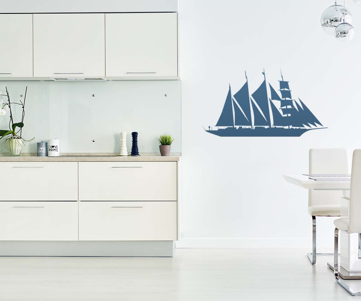 Sailing Ship Stencil - Art and Wall Stencil