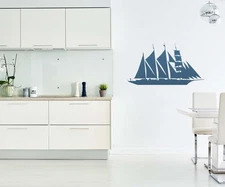 Sailing Ship Stencil - Art and Wall Stencil