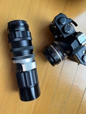 Petri 35mm SLR Camera 35-105mm f/3.5 Zoom Lens Set Vintage JP