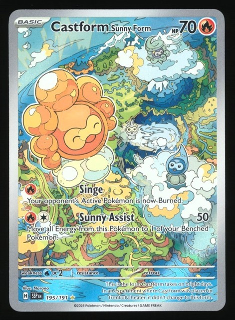 Castform Sunny Form #195 (Surging Sparks (2024))