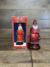 Vintage 1993 Merck Old World Christmas Father Christmas with Toys Santa Light