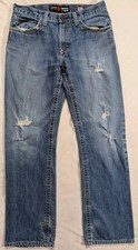 Ariat FR M4 Low Rise Boot Cut Jeans Mens 33x34 Blue Denim Flame Resistant Work