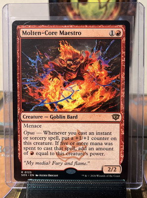 Molten-Core Maestro Secrets of Strixhaven Regular Rare MTG