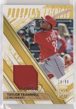 2019 Elite Extra Edition Prospect Materials Gold 19/99 Taylor Trammell 0w8