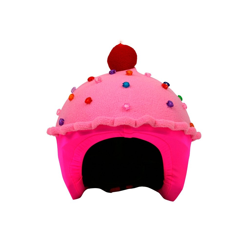 Couvre-Casque LED Fraise Accessoire de Sécurité Lumineux pour Casque de Skateboard
