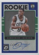 2016 Donruss Optic Rookie Signatures Blue Prizm 19/25 Demetrius Jackson Auto 0q0
