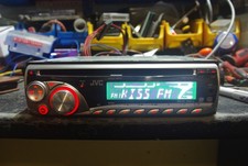 Autoradio d'epoca JVC KD-G343 con lettore CD, mp3 e WMA