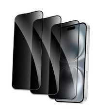 Privacy Screen Protector for iPhone 16, Shatterproof Tempered Glass