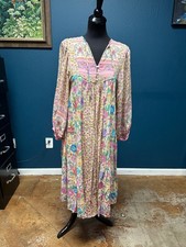Spell & The Gypspy Collective Mossy Patchwork Boho Dress Spring Garden
