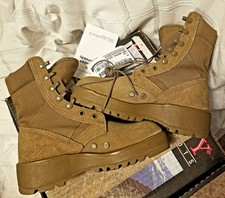 Rocky Hot Weather Army Combat Boots Coyote 798 Men's Sz 5R Made In The USA NWT