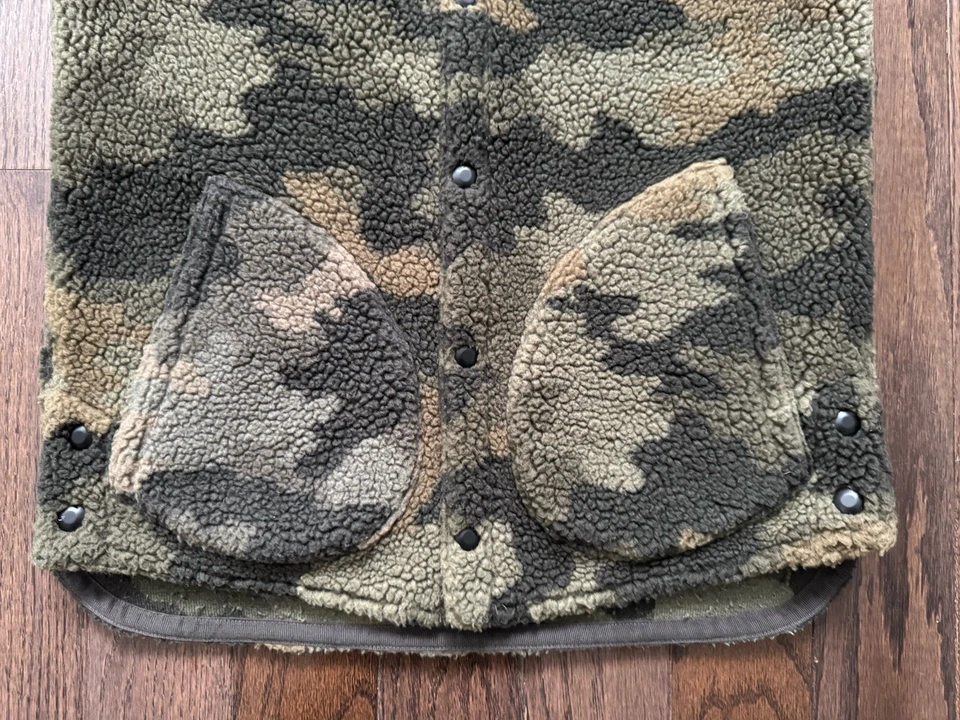 Chaleco polar Ralph Lauren RRL DOUBLE RL Ralph Camo Sherpa - Talla XS Foto 4 de 4