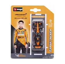2025 Bburago 1:64 McLaren F1 MCL-39 #4 Lando Norris F1 Race Car