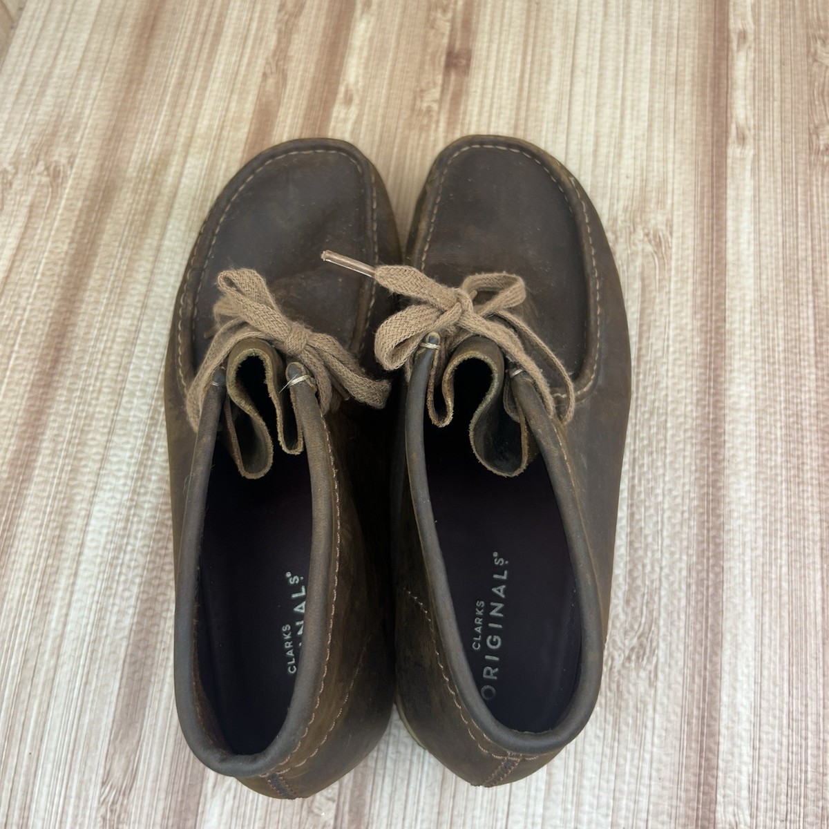 Clarks Originals Wallabee Chukka Boots Mens Size 10.5M Brown 