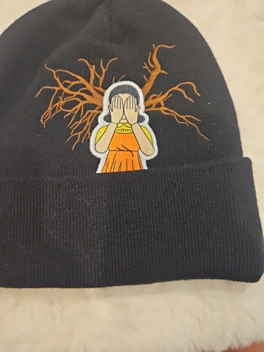 Squid Game Young Her Peeking Bea Puppe doppelseitige Beanie - Bild 9 von 11