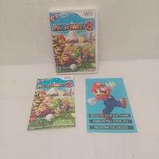 Nintendo Wii Mario Party 8 Case and Manual ONLY No Game