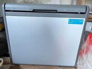 Quest Artic 3 Way Camping Fridge 12V 240V LPG Cooler Cool Box