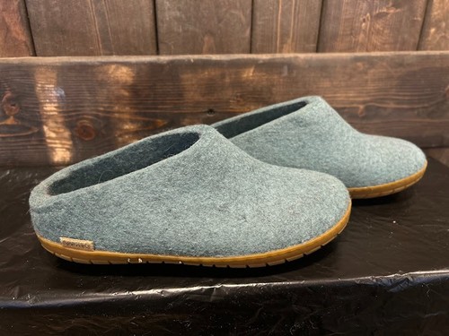 Glerups Northsea Slip on Wool With Honey Rubber Bottom Slipper -  EU Size 38