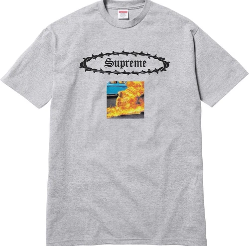 Tee shirt unisexe Supreme Eternal SS17 gris taille M