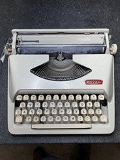 Vintage Royal Royalite Portable Typewriter Case Made in Holland Grey 1960s thumbnail